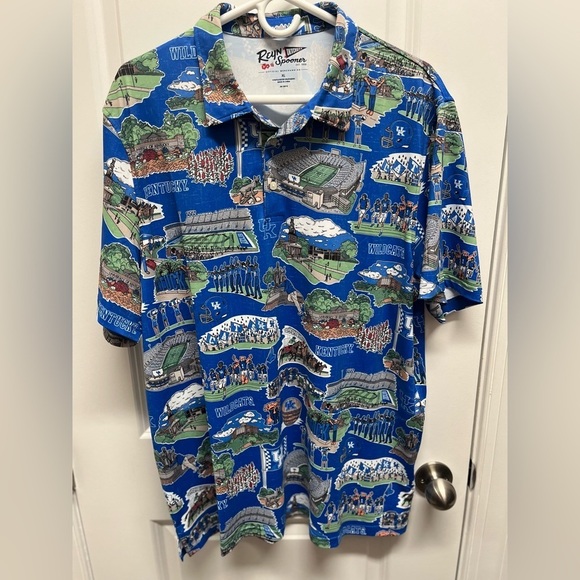 reyn spooner Other - Reyn Spooner University men’s Polo Kentucky Wildcats XL Blue